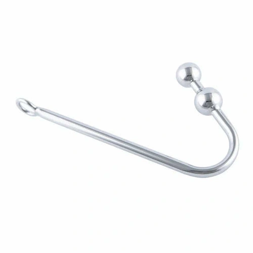 Anal Balls Steel 4417 Hook Pleasurable Stainless Two 0320